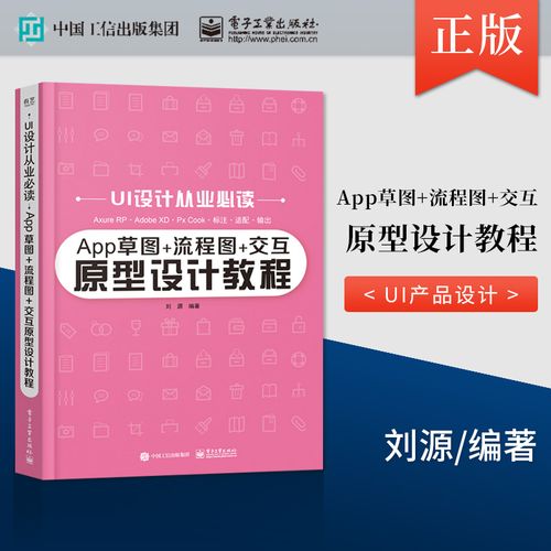 正版 app草圖 流程圖 交互原型設(shè)計教程 ui產(chǎn)品原型設(shè)計制作方法技巧