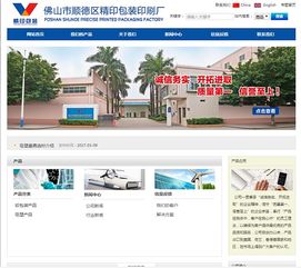 吸塑包裝網(wǎng)站建設(shè)作品賞析之佛山市順德區(qū)精印包裝印刷廠